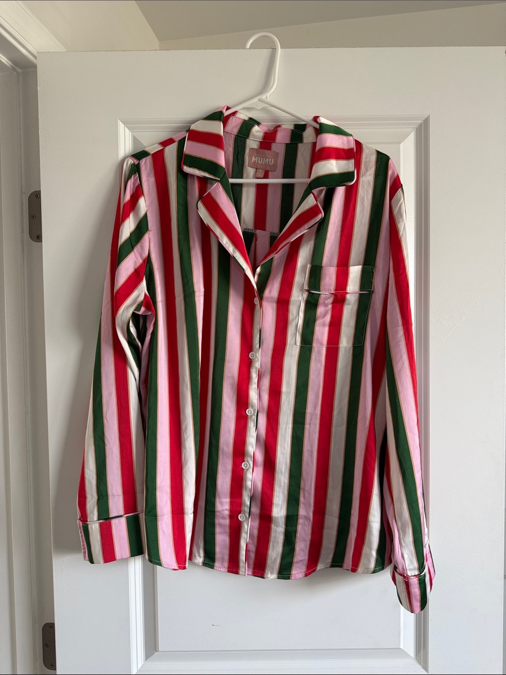 Show me your mumu striped pajama top